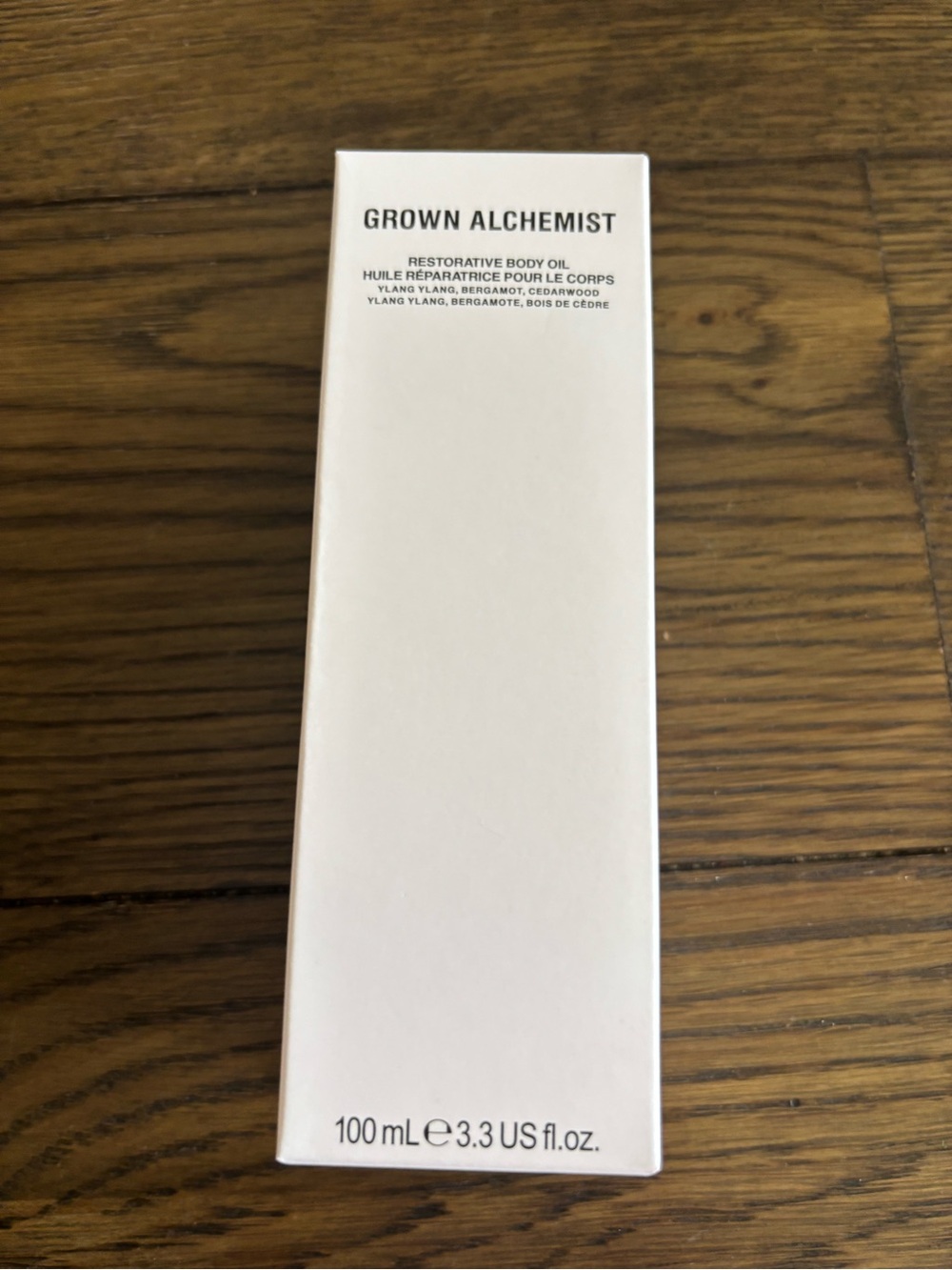 Grown Alchemist White Restorative Body Oil Box